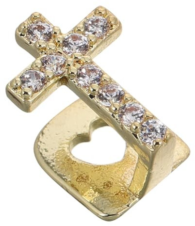 KAILIKETIY 1satz Hip Hop Zahn Grill Mit Zirkon Kreuz Einzigartige Einzelzahn Abdeckung Für Partys Cosplay Und Rapper Zubehör Für Männer Und Frauen Feiertags-accessoire