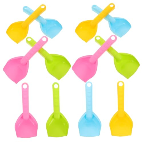 Supvox 12Stücke Teiliges Sandschaufel für Spielzeuge für Sandkasten Strand und Garten Kreatives Design Eltern Junge Mädchen Bindung und Leicht