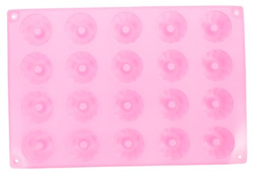 CONGARTENO Moule à Gâteau Silicone Cavités Rose Moule Savarin Antiadhésif Four et Micro Ondes Au Froid pour Mousse et Pâtisserie