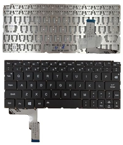 WZKOZDR Pièces de Rechange Clavier d'ordinateur Portable américain pour One-Netbook pour OneMix 4 One Mix (Anglais) DOK-6371A (Noir)