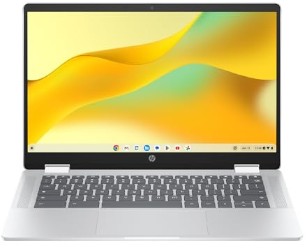 HP Chromebook X360 14B-CD0001NA | Intel® N200 | 8GB RAM | 128GB eUFS | 14 Touchscreen | ChromeOS 2-in-1 Laptop
