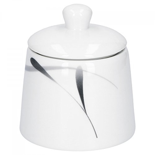 Sucrier Lima 300 ml Porcelaine Blanc avec Décor