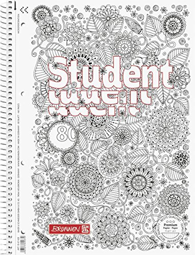 BRUNNEN 10-67428 Collegeblock PREMIUM Spiralblock A4 kariert 20 Maxi Sparpack (20er Pack)
