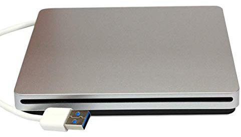 HIOD Unidad óptica Externa BLU Ray USB 3.0 Inhalación Estilo Unidad de CD CD/DVD +/- RW Portátil Quemador Reescritor para Windows XP / 7/8/10 / Mac Os