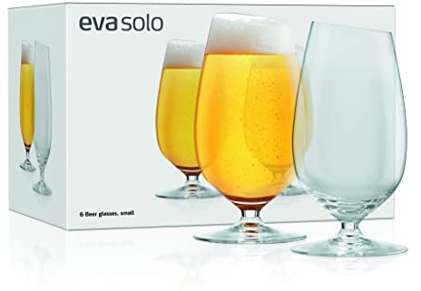 EVA Solo | Verre à bière | 0,35 l | 6 pièces | Design Danois, fonctionnalité et qualité