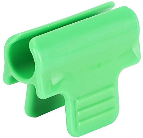 A sixx Clip de película de Invernadero, 24 Piezas Clip de película de Invernadero de plástico Cubierta de Fila Clips de aro de túnel de Red Accesorios de Invernadero para Tubo de 11 mm de diámetro