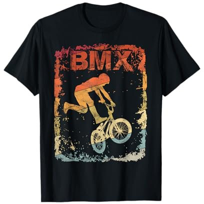 Vintage BMX Fahrer - Fahrrad Stunt Geschenk T-Shirt