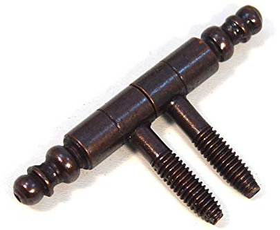 Charnière à visser avec tête décorative Bronze (4)