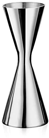 Jigger per cocktail per baristi, Jigger doppio stile giapponese con misure all'interno dello strumento da bar Shot Measure Jigger, acciaio inossidabile 304 (30/45 ml)