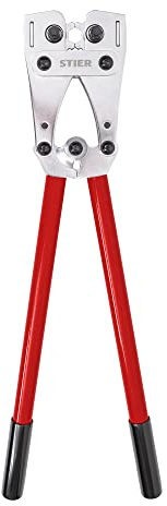 STIER Presszange 6-Kant 6-120 Mm² | Kabelschuhe & Verbinder, Mechanischer Antrieb, Wartungsarm, Kraftsparendes Arbeiten