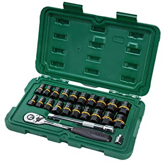 SATA ST09138 Conjunto de 23 Unidades BoltBiter de 1/4 y 3/8; Agarre Firme de Cualquier Elemento de Fijación Oxidado o Redondeado