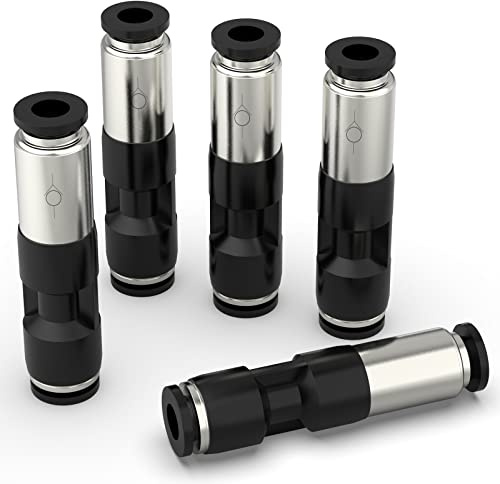 TAILONZ 4mm Schwarz Schnellsteck Rückschlagventil SPU (5St) | Schnellsteckanschluss, Einweg-Funktion, Verhindert Rückfluss, Für Gasleitungen.