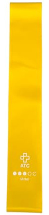 ATC Handels GmbH Fitnessbänder Loop 32x5,8cm in 5 Verschiedene Stärken, inkl. Tragebeutel, Naturlatex - für Kraftsport, Yoga, Gymnastik - Widerstandsbänder, Sportband, Gymnastikband