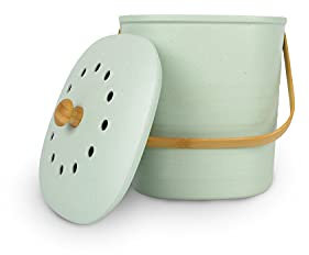 BIRAMBEAU - Seau A Compost 3,5 litres, Couleur Vert