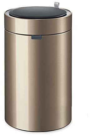 Bacs à ordures de cuisine 9L / 12L Intelligent Automatique Capteur Type Poubelle Ménage Avec Couvercle En Acier Inoxydable Corbeille Salon Cuisine Salle De Bains Corbeille Poubelles domestiques ( Colo