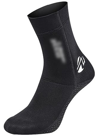 pdodo 3 mm Neopren-Socken, Beachsocken Taucher socken für Neoprenanzug, Thermosocken, rutschfest, für Herren und Damen, zum Tauchen, Schnorcheln, Schwimmen, Surfen, Segeln, Kajakfahren