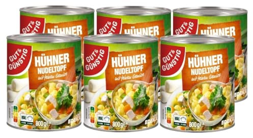 Gut & Günstig Hühnernudeltopf 6x800g