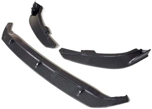 Auto Frontspoiler Für Ford Für Focus 4. Generation Mk4 Für ST-Line 2018 2019 2020 2021 Auto Frontspoiler Splitter Lippe Diffusor Schutz Body Kits Tuning Frontspoiler Stoßfänger Lippe(Carbon Look)