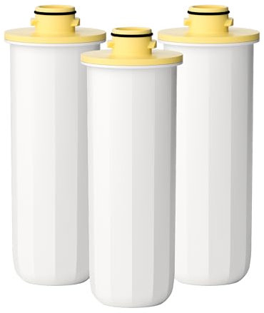 Waterdrop WD-EWFLY Water Filter Cartridges for WD-ED11W Waterdrop Rechargeable Water Filter Dispenser, Soften Water, Reduce Calcium, Magnesium and Other 70+ Contaminants, Last Up to 3 Months, 3 Packs