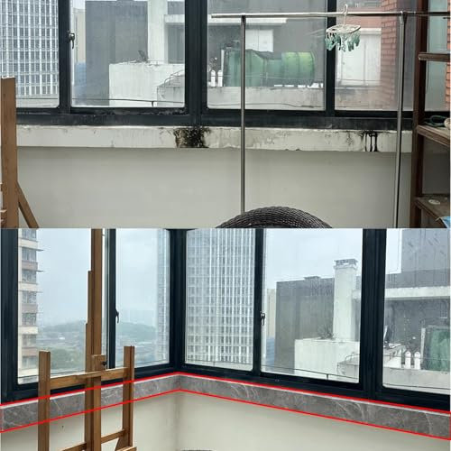 Copertura Davanzale Rivestimento per Davanzale Della Finestra per Ristrutturazione Soggiorno, Rivestimento per Davanzale Della Finestra a Forma di L Extra Largo, Rivestimento Decorativo per Davanzale,