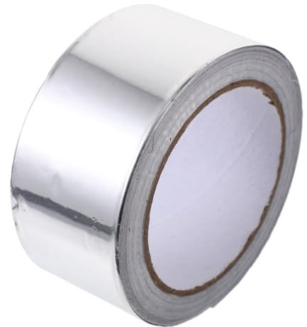 PRETYZOOM 20m Nastro Alluminio Nastro Adesivo in Nastro Alluminio Per Schermatura Conduttivo in