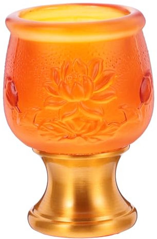 Amosfun Taza De Agua De Sagrada Copa De Ofrenda Para Fácil De Limpiar Copa De Adoración Para Budismo Tibetano