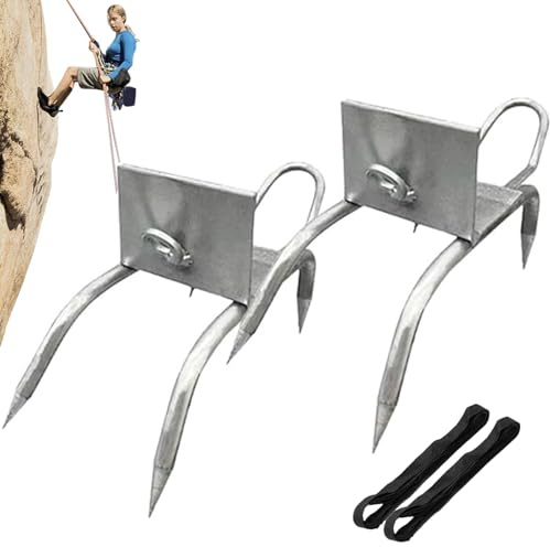Set di scarpe antiscivolo per arrampicata su alberi da esterno, punte portatili per arrampicata su alberi e attrezzatura con punte per arrampicata sugli alberi per arrampicarsi in sicurezza