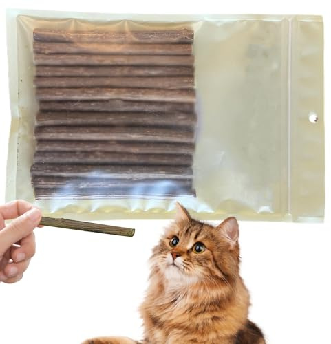 Olive Wood for Dogs - Pack of 14 Natural Chew Treats, Dog and Cat Chew Snacks for Teeth Cleaning and Stress Relief, Long Lasting Training Reward, Digestible Chew Toys, Small