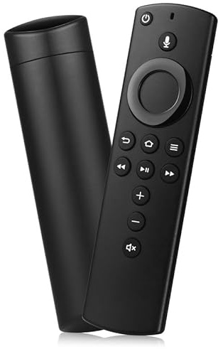 Telecomando vocale di ricambio compatibile con tutti i televisori della serie Fires-Stick & Cube, TV Stick Lite/Stick (2a generazione)/TV Stick 4K/TVs Cube (1a/2a generazione) e adatto per Smart TV di