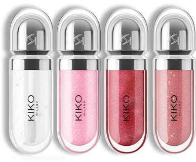 KIKO Milano Ultimate 3D Hydra Lipglosses | Shades 01, 05, 16 & 32 | 3D-Effect Moisturising Lip Gloss
