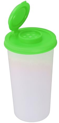 Haofy Set Saliera e Pepiera in Plastica, Barattolo Dispenser per Condimenti Riutilizzabile con Distribuzione Uniforme, per Cucina, Campeggio, Picnic, Viaggio, Grande Contenitore per