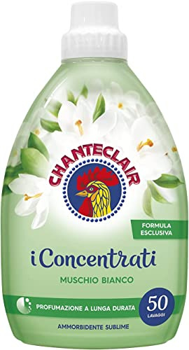 ChANTECLAIR i Concentrati Adoucissant Sublime Muschio Bianco 3 | Fragranza pulita e avvolgente, parfum longue durée pour 50 lavages, bucato soffice, poids net total 3 l