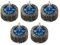 Sealey Flap Wheel Ø60 x 30mm 60Grit 6mm Shaft - Pack of 5 - FW6030605