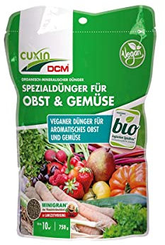 Erdbeerprofi - Cuxin DCM- Bio Dünger für Erdbeeren (750 g) - biologischer Spezialdünger für Erdbeerpflanzen - Profi Erdbeerendünger - Düngemittel für Erdbeeren