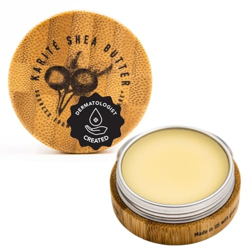 Karité Baume à Lèvres Nourishing Lip Balm - Intense Lip Moisturizer for Dry Lips, Shea Butter, Organic Jojoba & Rosehip Oil Blend, Dermatologist-Formulated & Approved, Cruelty-Free & Hypoallergenic