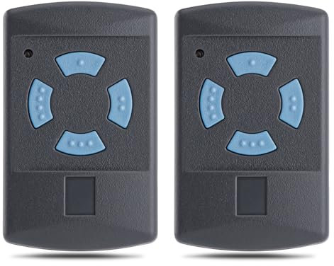 pepape Garage Door Remote Control Handheld Transmitter Replacement for HORMANN HSM4-868 HSE2-868 HS4-868 HSM2-868 Compatible with Hormann Blue Button 868MHz Gate Opener Fob 2 Pack