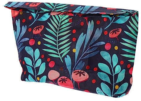 ORFOFE Bolsa y Reducción de Desperdicios Reutilizable de Algodón Cera de Abeja Protección Ambiental para Conservar Frutas y Snacks para Uso Diario