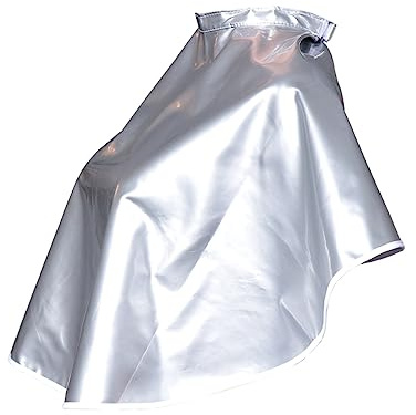 Baluue Hairdressing Capes Waterproof Pvc Salon Shawl, Stain Resistant Hairdressing Cloak for Hair Cutting and Salon Use, Keeps Clothing Dry and Clean for Men and Women