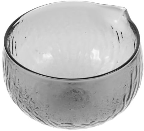 Ciieeo Glas-matcha-schale Mit Ausguss Für Teezeremonie Klare Teetasse Für Matcha Zubereitung Traditionelle Japanische Teeschale Matcha-rührschüssel Für Tee-liebhaber