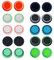 Lot de 20 Capuchons en Silicone pour Joystick PS5 et Xbox, Compatible avec Manette PS5 Chroma, DualSense Edge et Xbox Controller, Multicolore – Protection Confortable et Durable