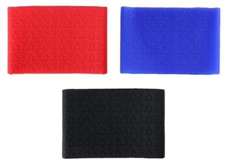 Ipetboom Funda Antideslizante para Tijeras Eléctricas 3 Piezas Tamaño Grande Silicona Multicolor Protección para Peluquería Profesionales Barbería Accesorios de Agarre Cómodo y Resistente