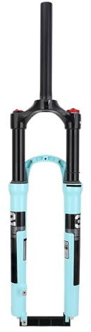 Drfeify Fourche Avant de Vélo, Fourche à Suspension, Avant Amortissante, 29 Pouces, Pression d'air Réglable pour VTT