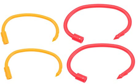 ifundom 4 Stück Nylon Rinder Nasenring Strapazierfähige Tierhaltungshilfen für Hochwertige Nylon Nasenringe für Kühe Professionelles Hilfsmittel für Landwirte und Tierärzte