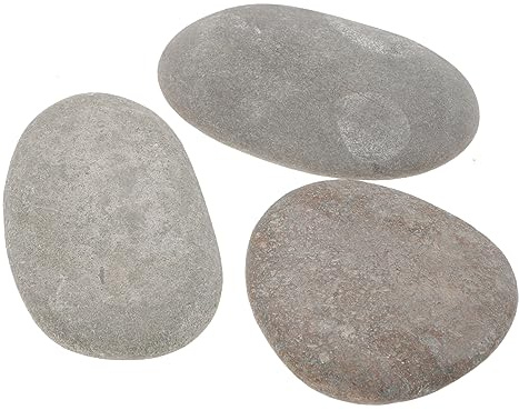 Abaodam 3Pcs Turtle Tank Basking Platform Stones Flat Reptile Habitat Decor Aquarium Safe for Fresh and Saltwater Tortoise Resting Dock