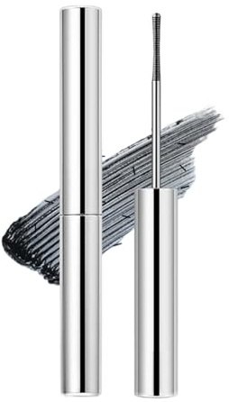 Vattentät mascara-Långvarig volumiserande franssmink, smutssäker curlingborste, förtjockning definition kosmetik | för kvinnor flickor flickvän fru syster dagligen använd fest rese present