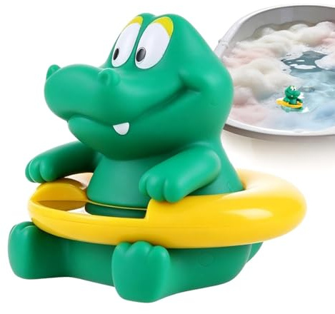 Termómetro de baño flotante digital – Medidor de temperatura de baño para niños | Forma animal flotante | Sensor de temperatura de baño infantil para niños niñas Home Travel Bathroom Restroom Daycare