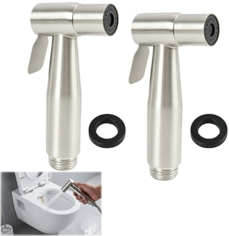 Pulvérisateur de Bidet Portatif pour Toilettes et Usage Domestique - Contrôle de Pression de l’Eau Facile - Accessoire Pratique pour Nettoyage Entretien et Hygiène