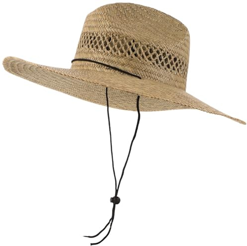 LIGHTAOTAO Sombrero de Paja Vaquero para Hombre y Mujer, ala Ancha, Transpirable y Ligero, Adecuado para Trabajo al Aire Libre y Estilo Casual