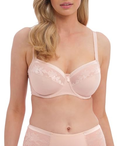 Fantasie Women's Illusion Underwire Side Support Full Coverage Bra, Natural Beige, 36 J UK
