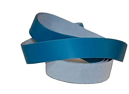 2X72 Blue Micron Polishing Sanding Belts with Cushioned Ultra Flexible Mylar Backing Ultra Fine Grit Belts (800 Grit - 25 Micron)